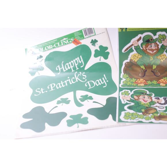 St Patrick's Day, Static Window Cling Decorations, Holiday Craft ~ 250707-WH 398 - Picture 4 of 5